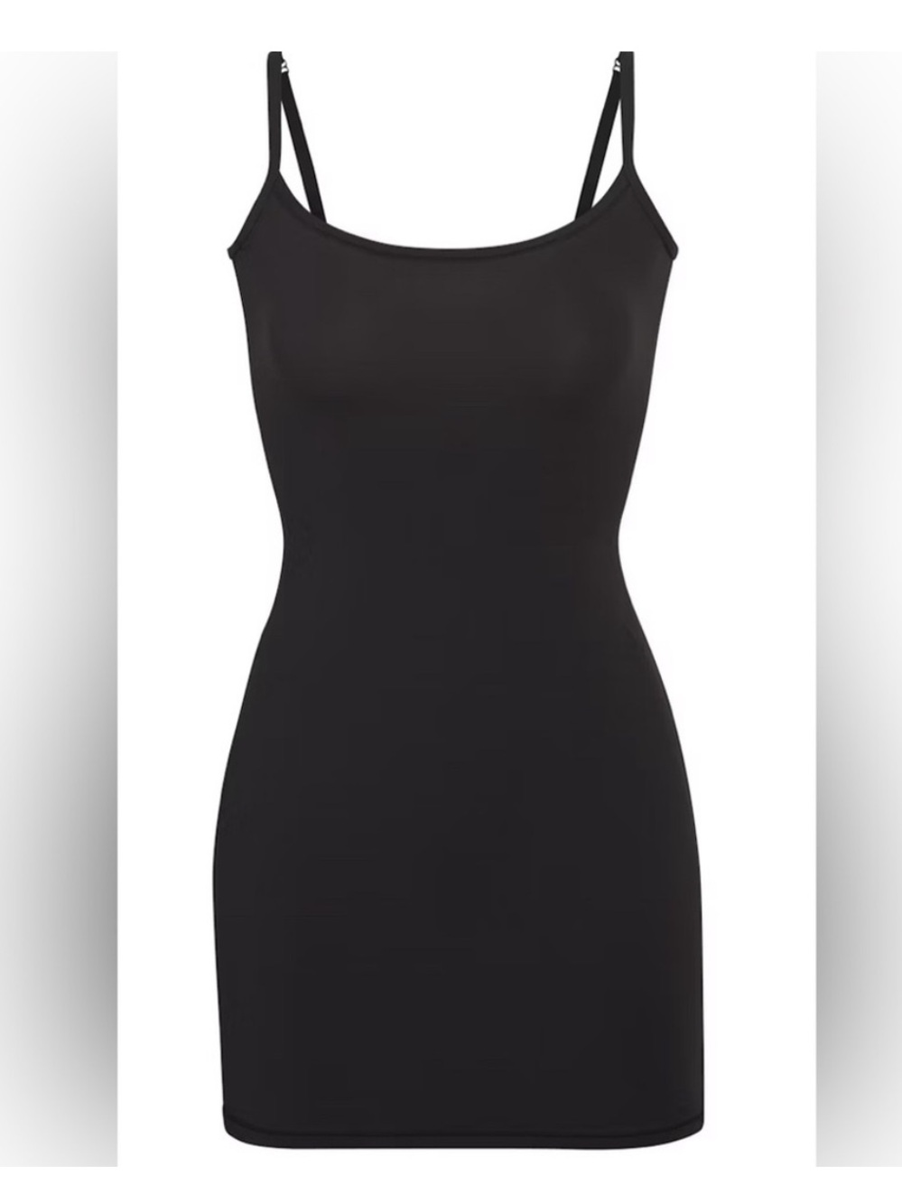 Skims Fits Everybody Slip Dress Onyx Medium Camisole